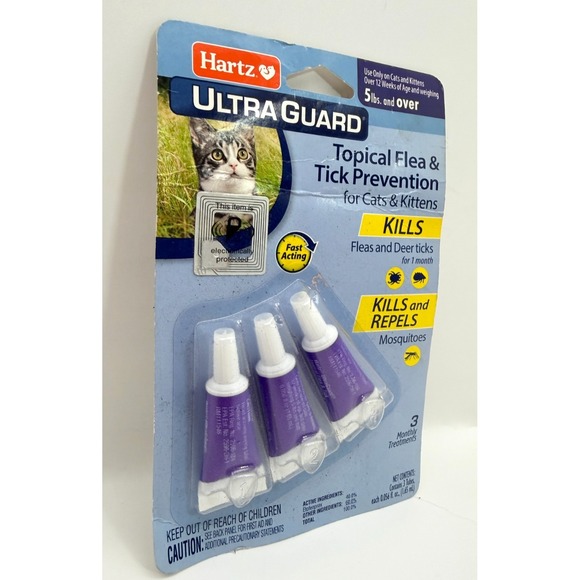 Hartz Other - Hartz UltraGuard Topical Flea & Tick Prevention Cats 5 lbs+ 3 Month Supply